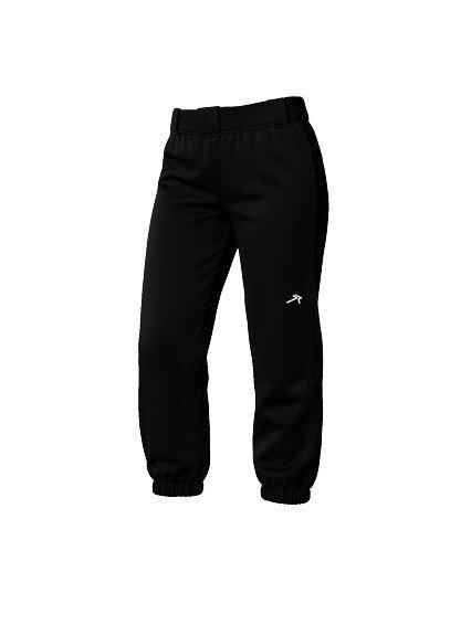 RIP-IT Big Girls' Play Ball Softball T-Ball Pants - Black - BLACK